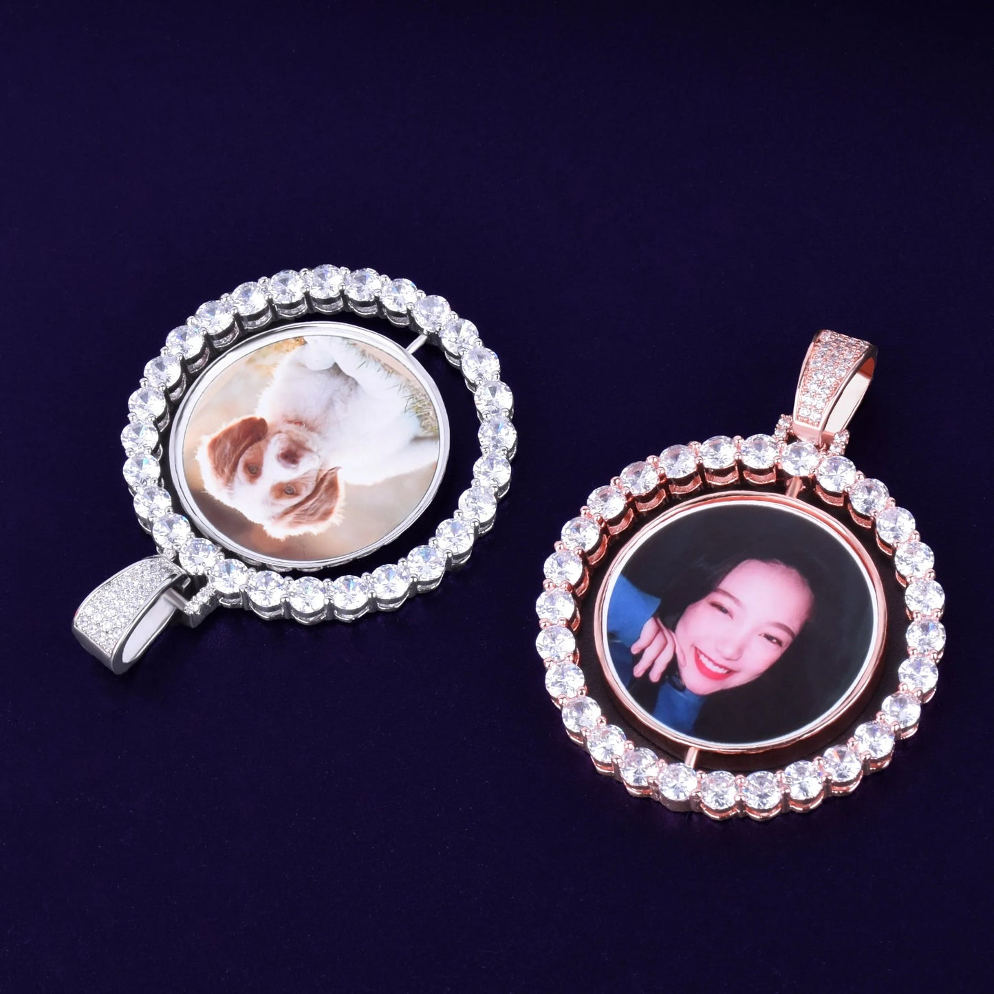 Custom Spinning Medallion Necklace