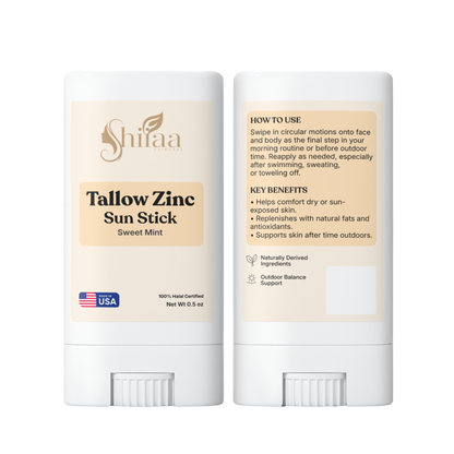 2 Pack Tallow Zinc Sun Stick