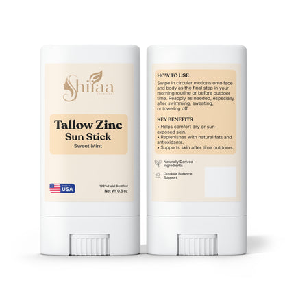 2 Pack Tallow Zinc Sun Stick