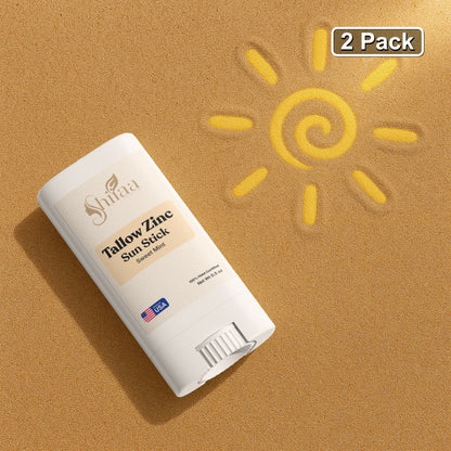 2 Pack Tallow Zinc Sun Stick