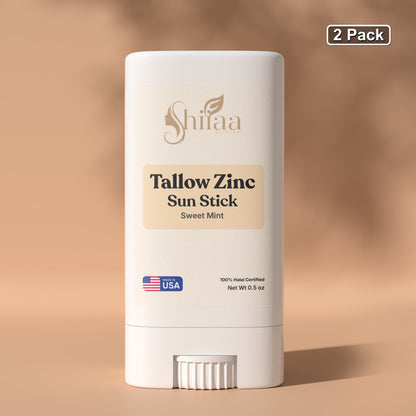 2 Pack Tallow Zinc Sun Stick