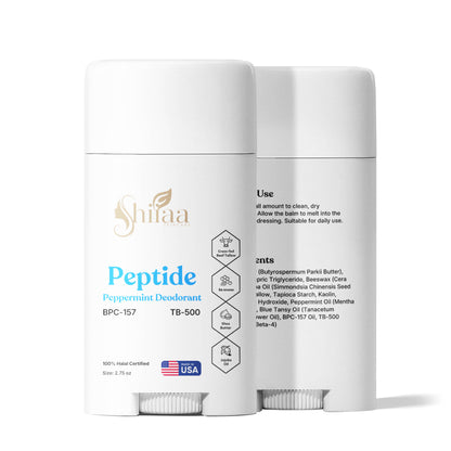 2 Pack Peptide Peppermint Deodorant
